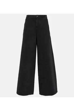 Khaite Jeans anchos Jacob de tiro bajo