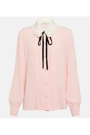 Alessandra Rich Blusa en mezcla de seda