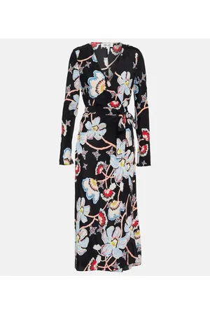 Diane von Furstenberg Vestido midi Tilly floral