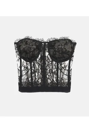 Alexander McQueen Bustier de encaje