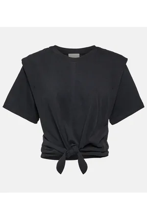 Isabel Marant Crop top Zelikia de algodón fruncido