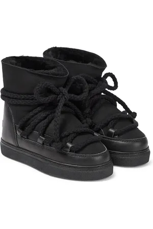 INUIKII Botas de nieve Classic de ante con piel