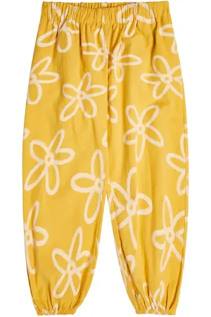 Jelly Mallow Pantalones Aladdin de algodón floral