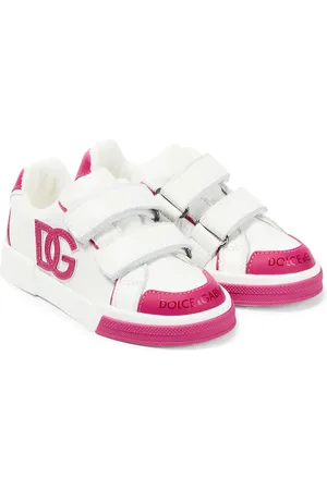 Dolce & Gabbana Zapatillas de piel con logo
