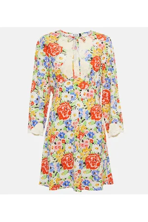 RIXO London Vestido corto Abrielle floral