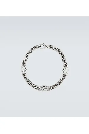 Gucci Pulsera de plata Interlocking G