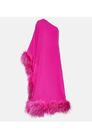 VALENTINO Vestido de fiesta de Cady Couture con plumas