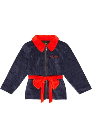Mini Rodini Chaqueta de pana con cinturón