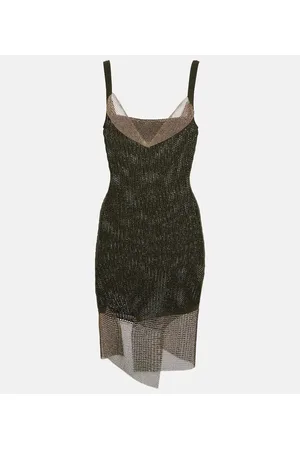 AYA MUSE Vestido corto Mesome con ribetes