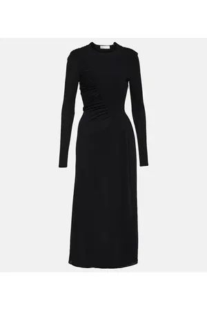 Tory Burch Vestido midi fruncido