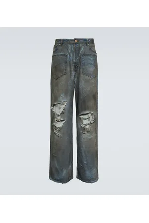 Balenciaga Jeans anchos con rotos