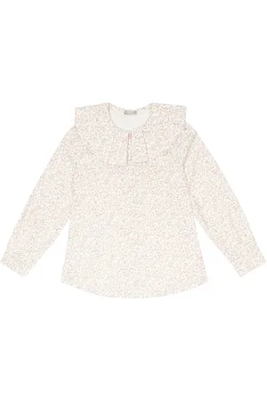 Il gufo Blusa de alogdón floral