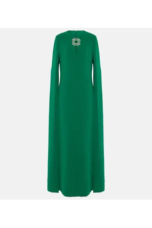 Elie saab Vestido de fiesta de cady adornado