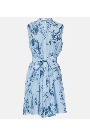 Erdem Vestido corto de gasa de seda