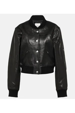 Isabel Marant Chaqueta bomber Adriel de piel