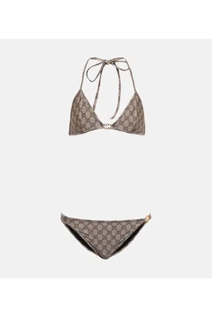 Gucci Bikini GG con cuello halter