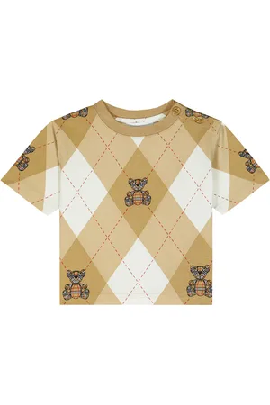 Burberry Bebé - camiseta Thomas Bear de algodón