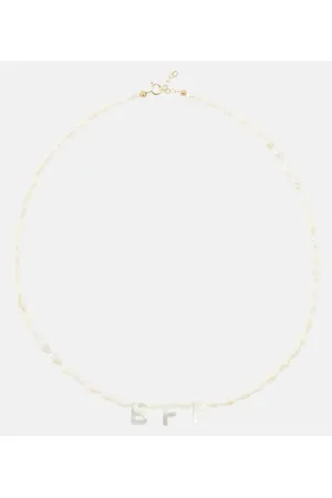 Roxanne First Collar BFF de oro de 9 ct con nácar