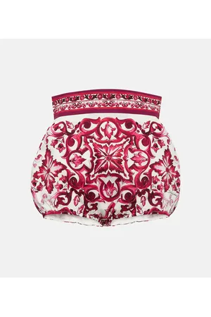 Dolce & Gabbana Shorts Majolica de algodón