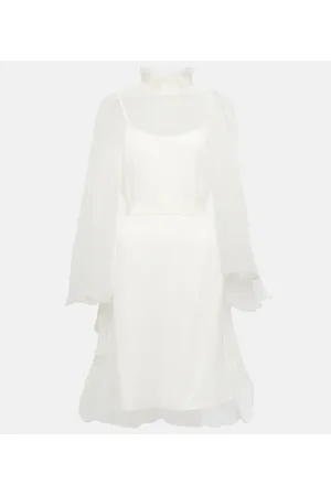 Max Mara Vestido de novia corto Alma de seda