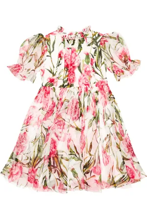Dolce & Gabbana Vestido de seda floral