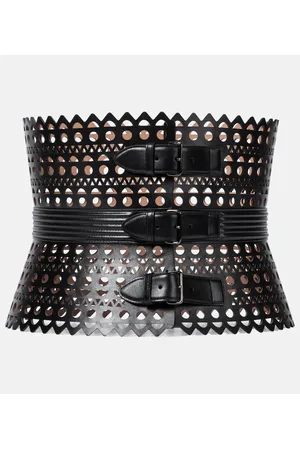 Alaïa Alaïa Cinturón corsé de piel Vienne