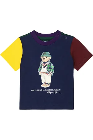 Ralph Lauren Bebé - camiseta Polo Bear de algodón