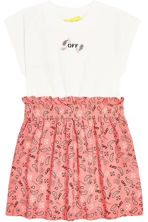 OFF-WHITE Vestido Bandana de algodón