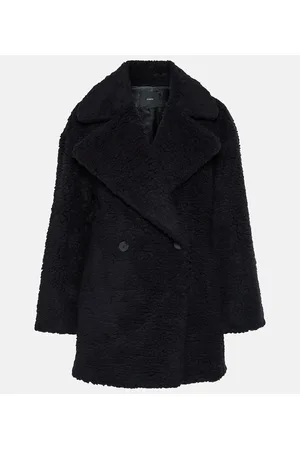 Joseph Abrigo Sherpa Cacheux de pelo de camello y seda