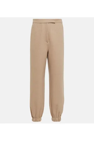 The Frankie Shop Pantalones Samara en mezcla de lana