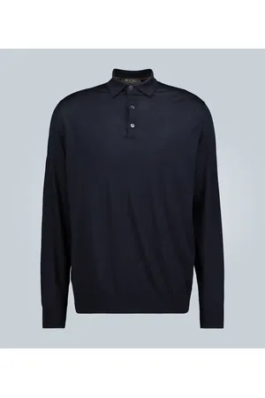 Loro Piana Polo Ml de lana con manga larga