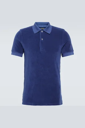 Tom Ford Polo en rizo de mezcla de algodón