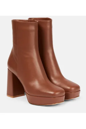 Gianvito Rossi Botines Daisen de piel