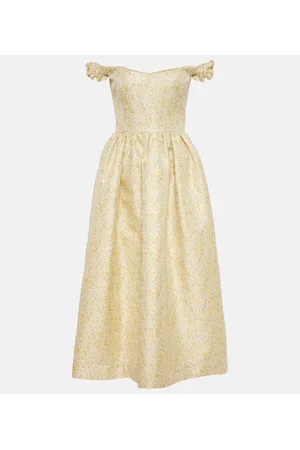 Markarian Vestido midi con hombros descubiertos