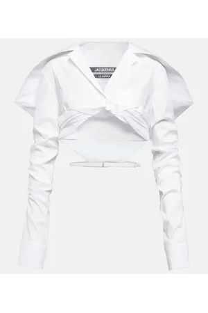 Jacquemus Camisa La Chemise Meio de algodón