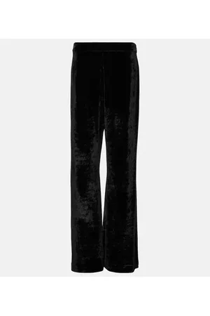 Jil Sander Pantalones anchos de terciopelo