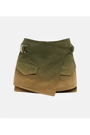 DION LEE Minifalda wrap en denim