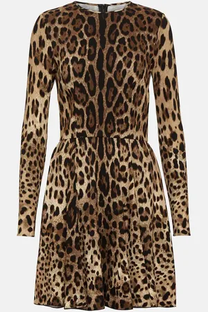 Dolce & Gabbana Vestido corto de jersey estampado