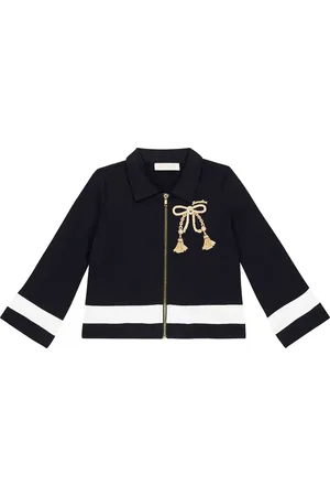 MONNALISA Chaqueta en jersey de algodón