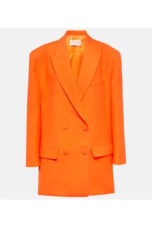 VALENTINO Blazer cruzado de Crepe Couture