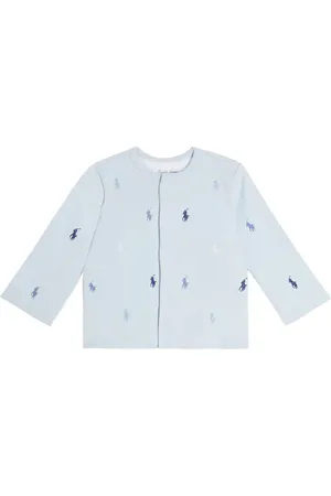 Ralph Lauren Bebé - cárdigan de algodón con logo