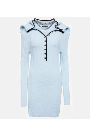 Y / PROJECT Vestido corto adornado con cadenas