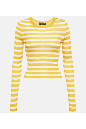 Dolce & Gabbana Portofino top de punto a rayas