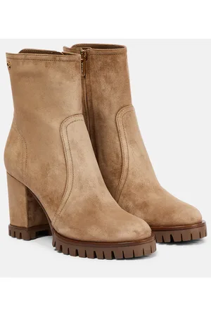Gianvito Rossi Botines Timber de ante