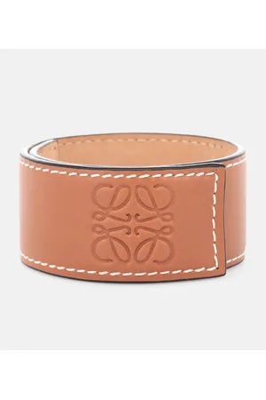 Loewe Pulsera de piel con anagrama