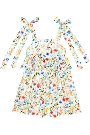 PAADE Vestido de gasa de algodón floral