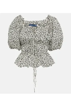 Ralph Lauren Blusa de algodón floral