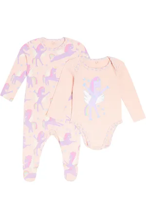 Stella McCartney Bebé - set de body y mono de algodón