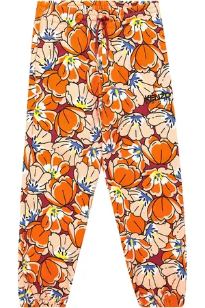 Kenzo Pantalones deportivos en jersey floral