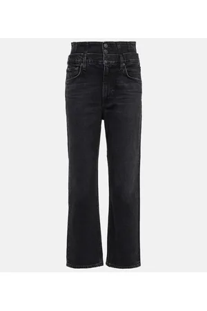 Citizens of Humanity Jeans rectos Sidney de doble cintura tiro alto